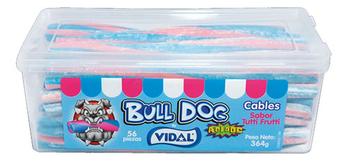 Bull Dog Regaliz Acido Tutti Frutti 364gr  Cioccolato Tienda