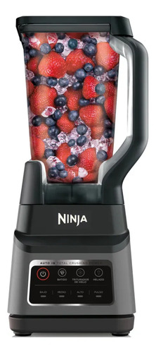 Licuadora Ninja Profesional Plus BN701LAA 1400W Tritura Hielo al Instante Capacidad de 2.1L para Toda la Familia 3 Programas Auto-iQ Smoothies, Helados y Frozen Negro