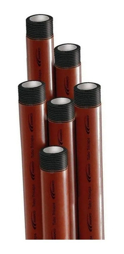 Imagen 2 de 5 de Caño Conectado Pn10 - 1/2 X 6mts Ppn Amanco