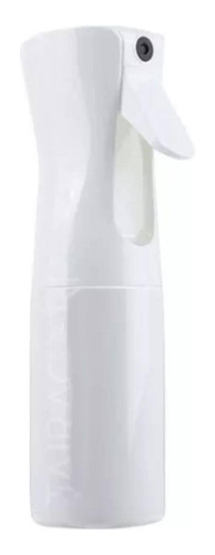 Borrifador Branco Spray Jato Névoa Contínuo Barbeiro 300ml