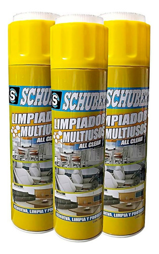 Limpiador Multiuso De Espuma 650ml Schubert