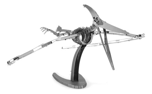 3d Metal - Mini Puzzle Armable Diseño Esqueleto Pteranodon