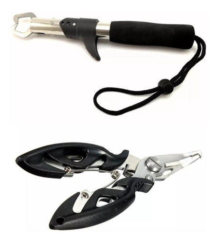 Kit Alicate Pega-peixe Inox + Alicate De Pesca Tira Anzol!!