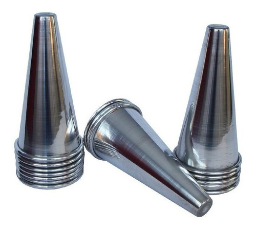 Imagem 3 de 3 de Kit 40 Cones 10cm Produção De Casquinha De Churros Gastrobel