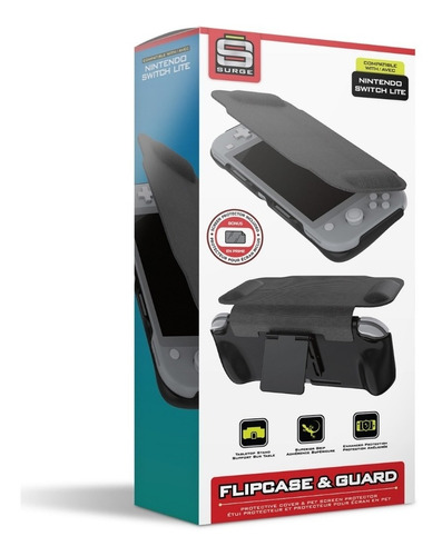 Imagen 1 de 6 de Flipcase And Guarde Lite Surge - Nintendo Switch Lite