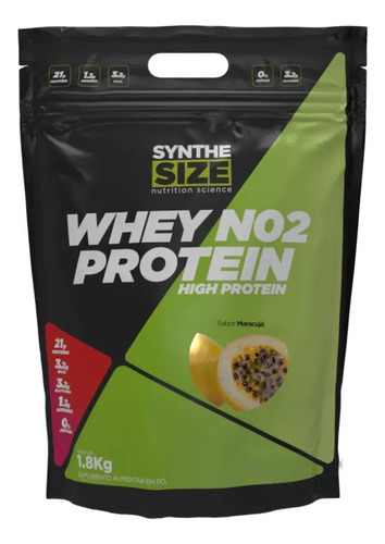 100% Whey Protein No2 Refil 1,8kg - Synthesize Sabor Maracujá