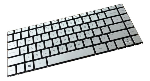 Conjunto De De Plateado En Inglés Para Portátil 14-ab010tx
