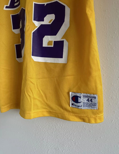 Camiseta De Lakers Talle 44 (l) #32 Magic Johnson (Usado)