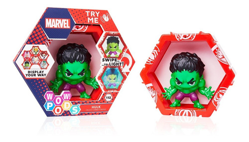 Wow Pods Marvel Figura Hulk Coleccionable Interactiva
