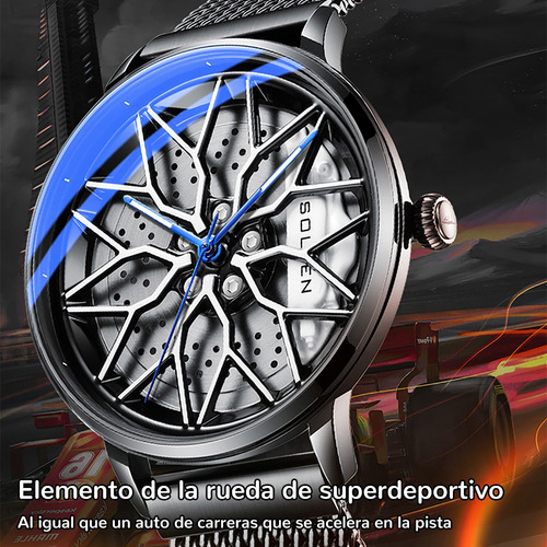 Relojes De Coche Sollen Con Llanta Giratoria