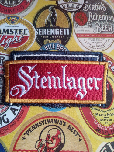 Parche Bordado Cerveza Steinlager New Zealand