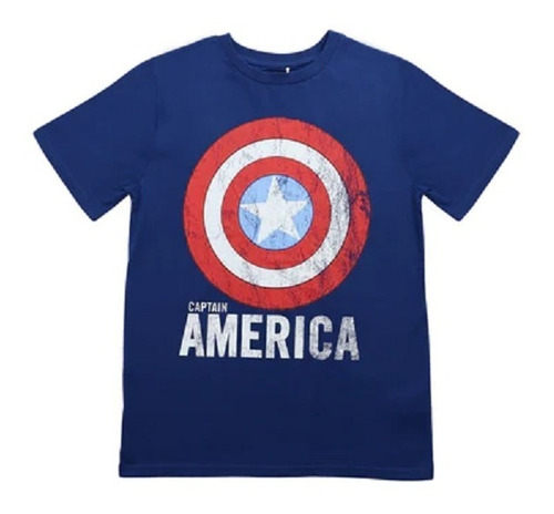 Polera Marvel - Capitán América  Talla 14  