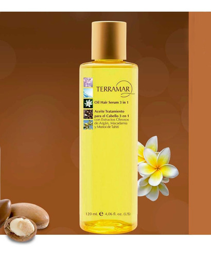 Aceite Tratamiento Para Cabelo 3 En 1 Con Extractos De Argán