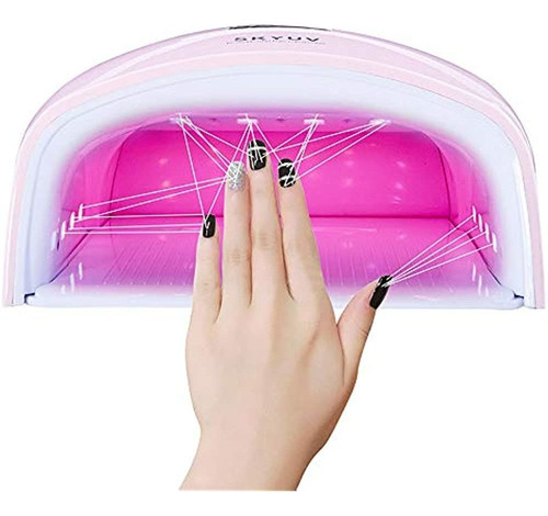 Lámpara De Uñas, 48w Lámpara Led De Gel Para Uñas, Secador D