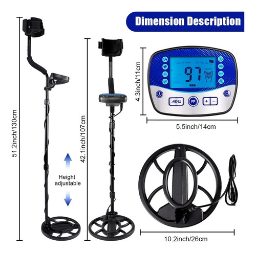 Detectores De Metales T11 Detector De Oro Profesional De