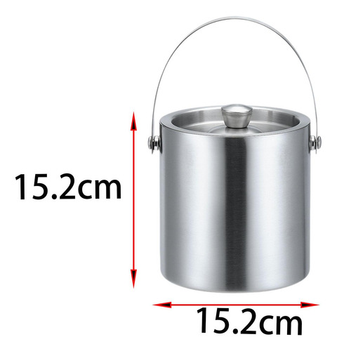 Cubo De Hielo Bañera Para Cubitos De Hielo Transporte 2l