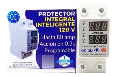 Protector Monofásico Inteligente 80a 120v