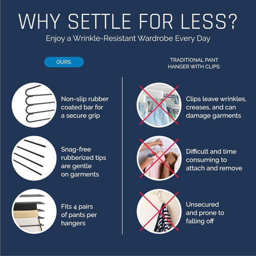 Perchas Para Pantalones | Perchas Multiples Para Pantalones