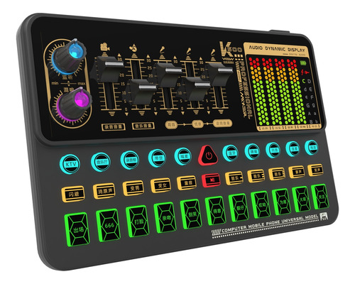 Muslady Sk500 - Cambiador De Voz Portátil Con Tarjeta De Son