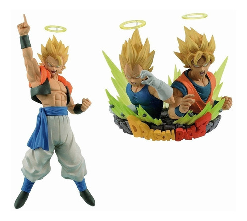 Dragon Ball Super Z Gogeta Set Diorama Goku Vegeta 