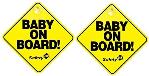 Seguridad 1st Baby On Board Sign 2pack