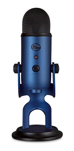 Imagen 1 de 2 de Micrófono Blue Yeti condensador multipatrón midnight blue