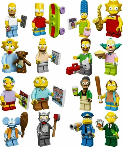 Lego 71005 The Simpsons Mini Figuras De Los Simpsons