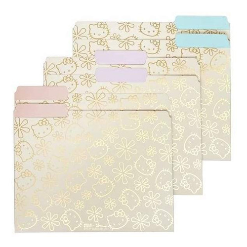 Set De 6 Folders Originales Hello Kitty X Erin Condren