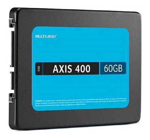 Ssd Multilaser 60gb 2,5 Axis 400 Gravação 400 Mb/s Note Pc