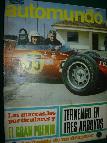 Revista Automundo 126 Ternengo Tres Arroyos Dragster Premio