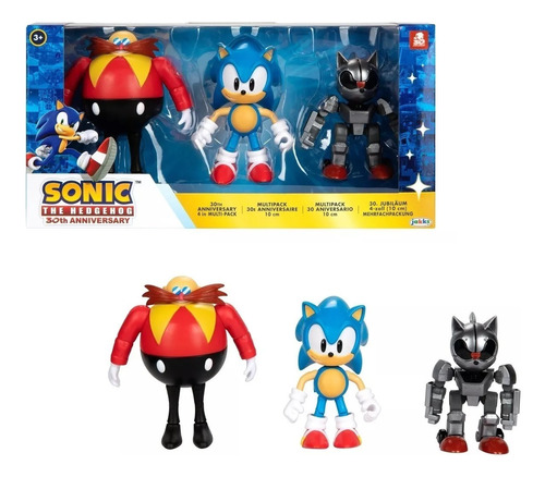 Figuras Sonic Multipack X 3 Personajes - Original Jakks