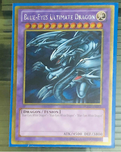 Blue-eyes Ultimate Dragon / Gold Rare / Pgld-en055 / Ygo
