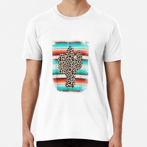 Remera Funny Leopard Cactus Serape Cactus Print Camiseta Tur