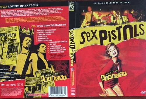 Sex Pistols  Agents Of Anarchy Dvd Cd