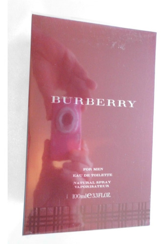 Burberry Men 100 Ml, Eau De Toilette Spray, 100% Original