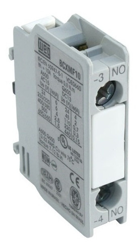 Contacto Auxiliar Contactor Weg Bcx Mf Nc O No- Indusell Srl