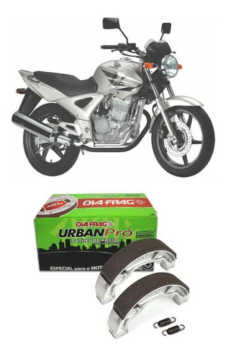 Patim Lona Freio Dia-frag Xr Cbx 250 Tornado Twister C/ Mola