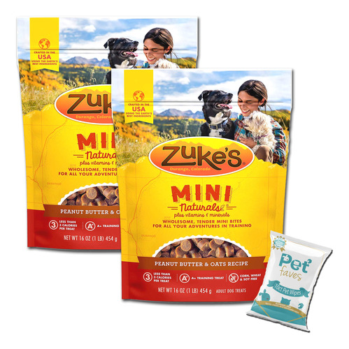 Zuke Mini Naturals - Golosinas Para Perros Zuke Mini Natural