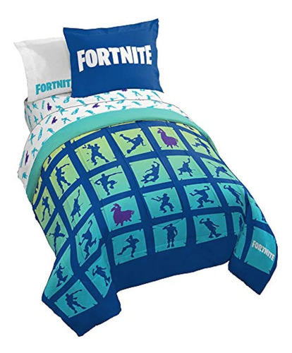 Juego De Cama Completa De 7 Piezas Jay Franco Fortnite Boogi