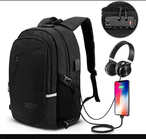 Mochilas Smart De Buena Calidad, C/candado De 30l P/ Laptop