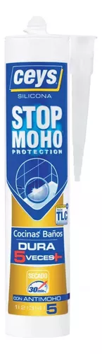 Silicona Baño Y Cocina Stop Moho 280ml Ceys Transparente