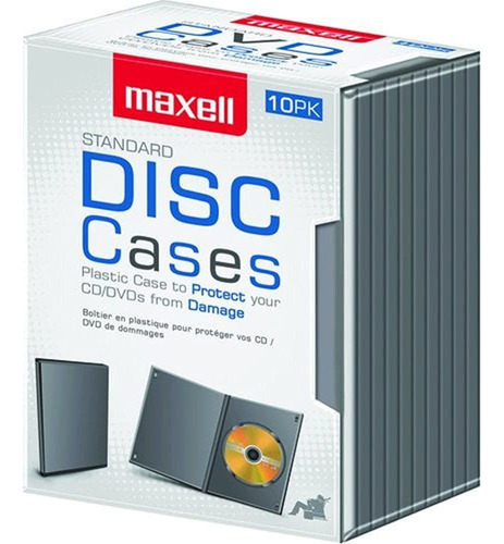 Maxell Dvdjc10 Dvd Storage Case 10 Pack