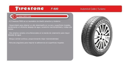 Imagen 2 de 8 de Neumático Firestone 195/60 R15 88h F-600 Br