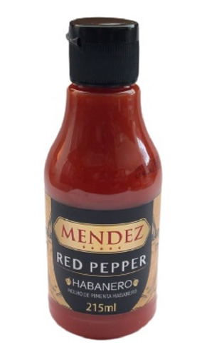 Molho De Pimenta Mendez 215ml Red Pepper Habanero