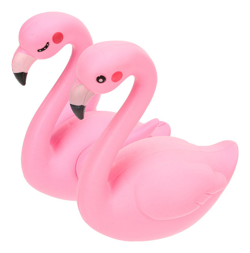 2 Figuras De Flamencos Para Jardín, Para Cupcakes