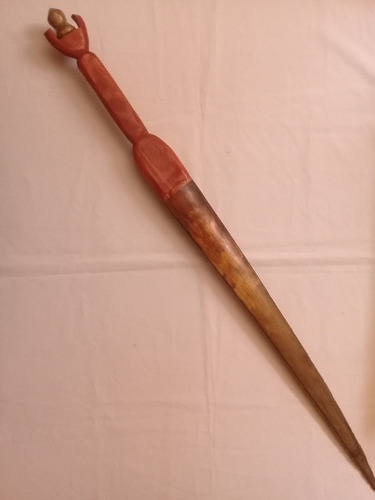Espada Fantasia Con Mango Tallado Y Piedra Engarzada (agata)