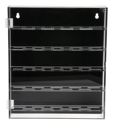 Vitrina Acrílica Caja De Almacenamiento Protectora Negro