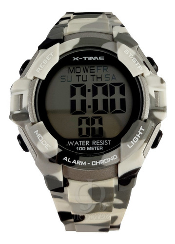 Reloj Hombre Digital Camuflado Sumergible X-time Xt020