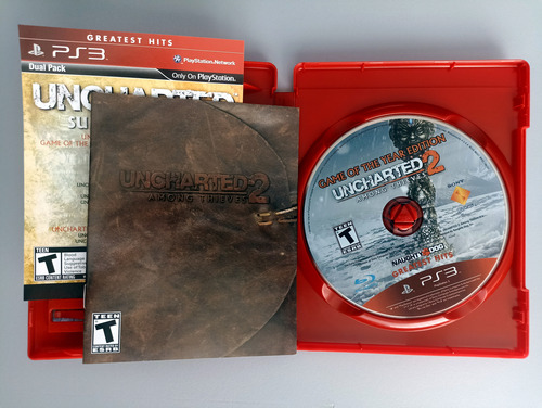 Uncharted Dual Pack - Uncharted 2 - Ps3 - Excelente Estado (Usado)