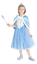 Comprar Disfraz Frozen Elsa + Trenza, Corona, Cetro - Talle S, M, L